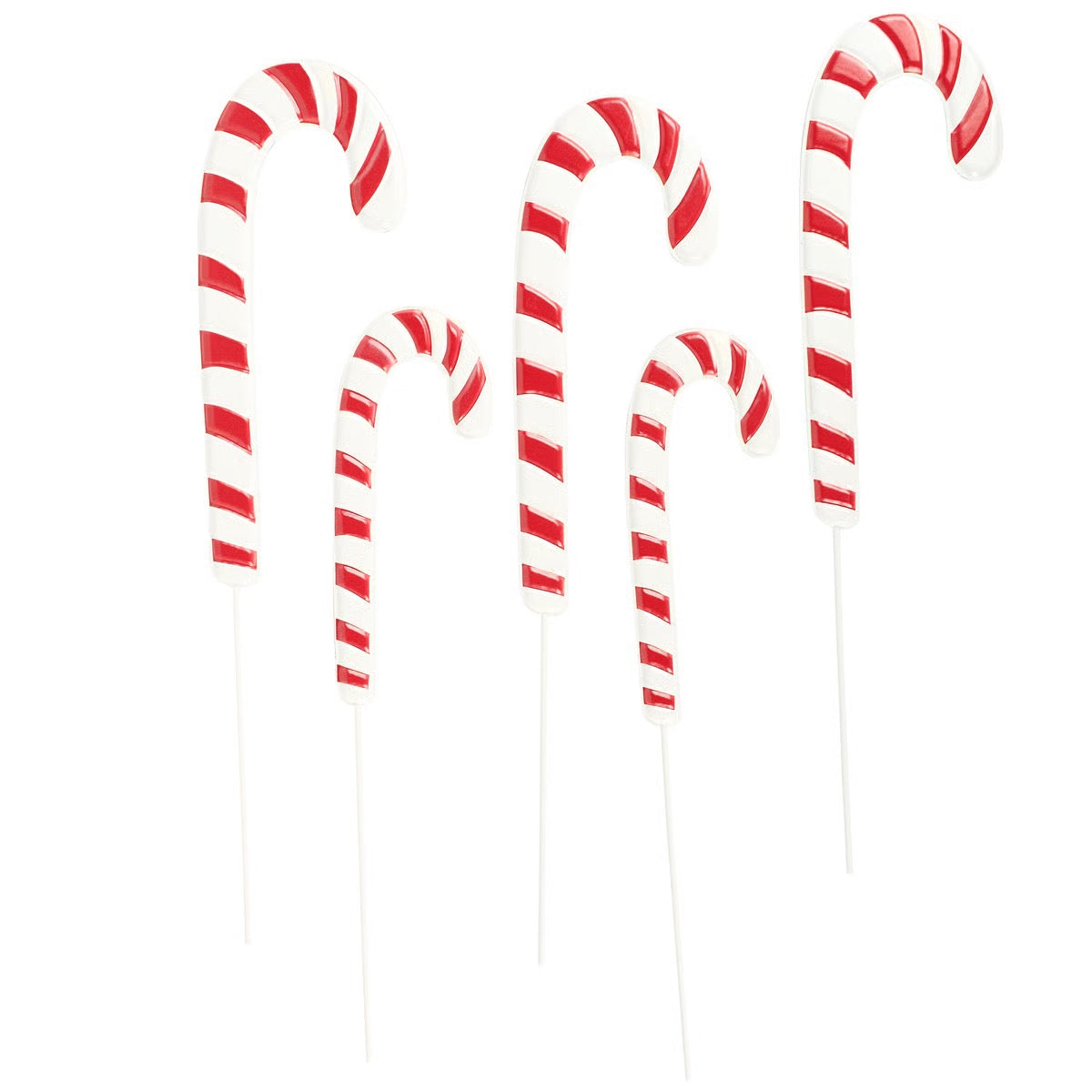 Candy Canes Garden Pick