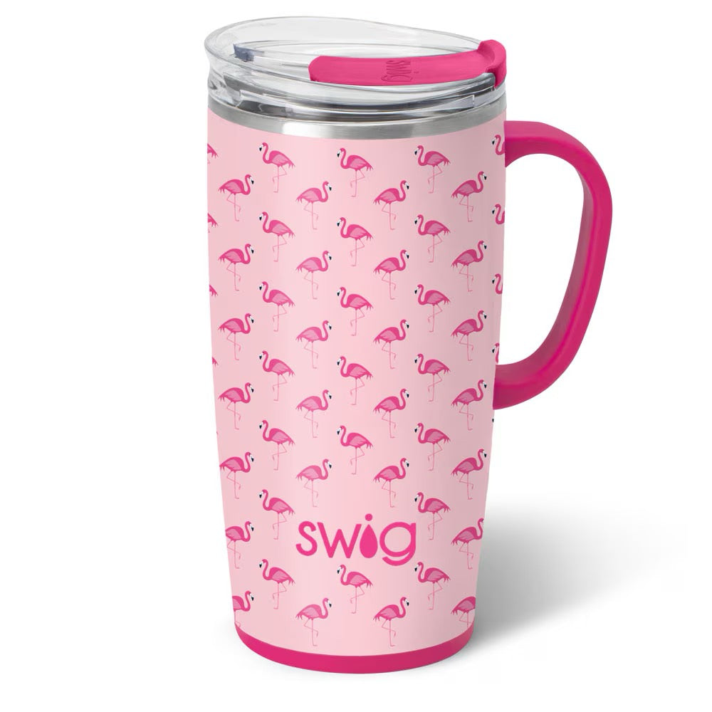 Flamingos Travel Mug 22oz