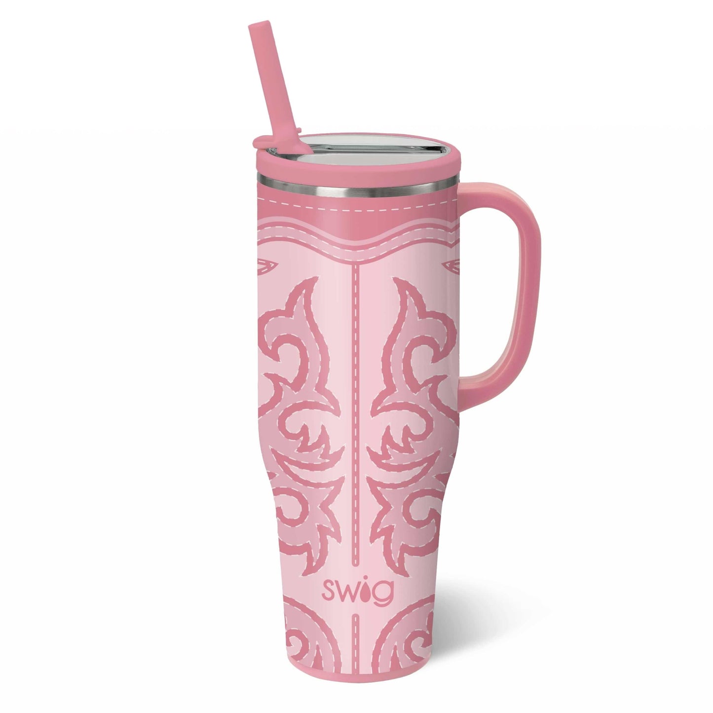 Boot Scootin' Pink Mega Mug 40oz