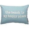 The Beach Is My Happy Place Pillow
