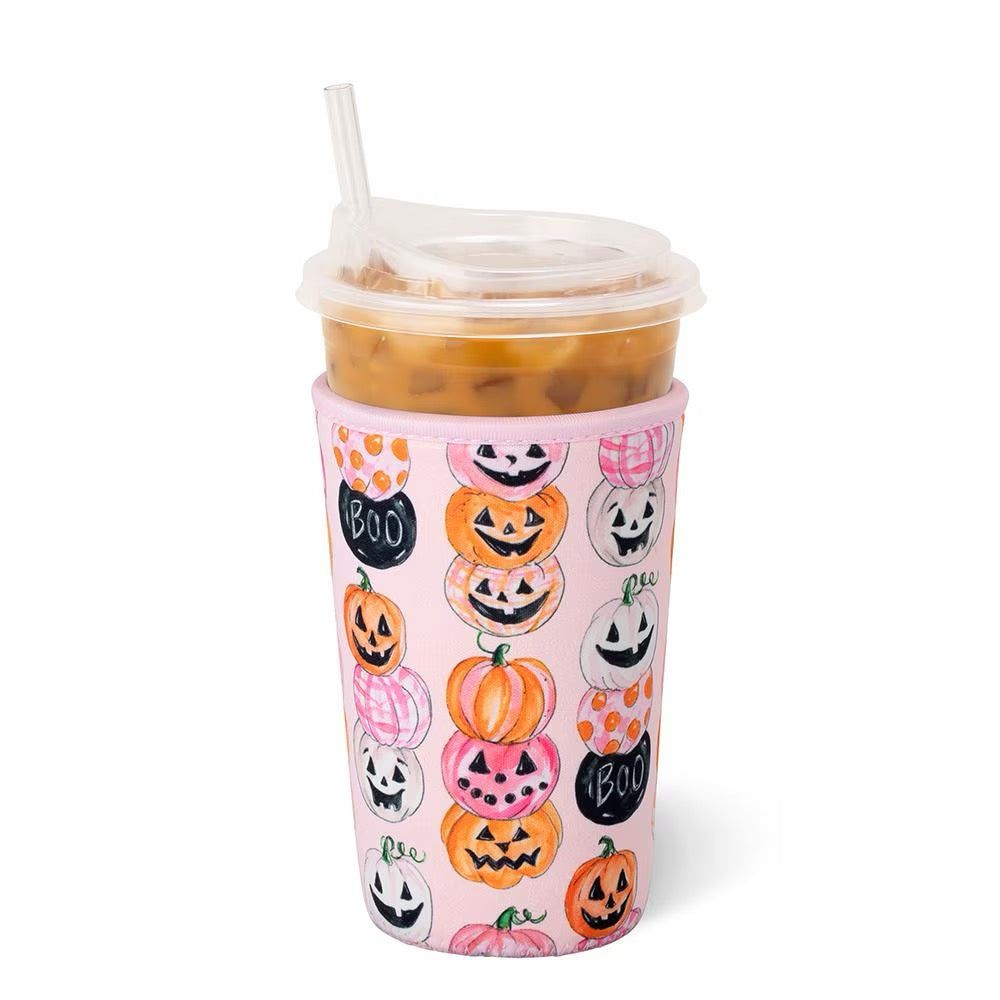 Pumpkin Stacks Iced Cup Coolie (Medium)