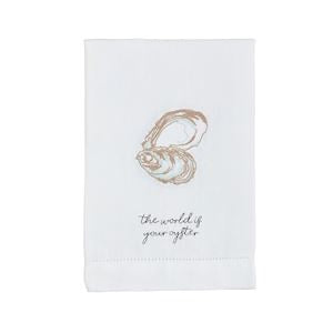 Oyster Embroidery Towel