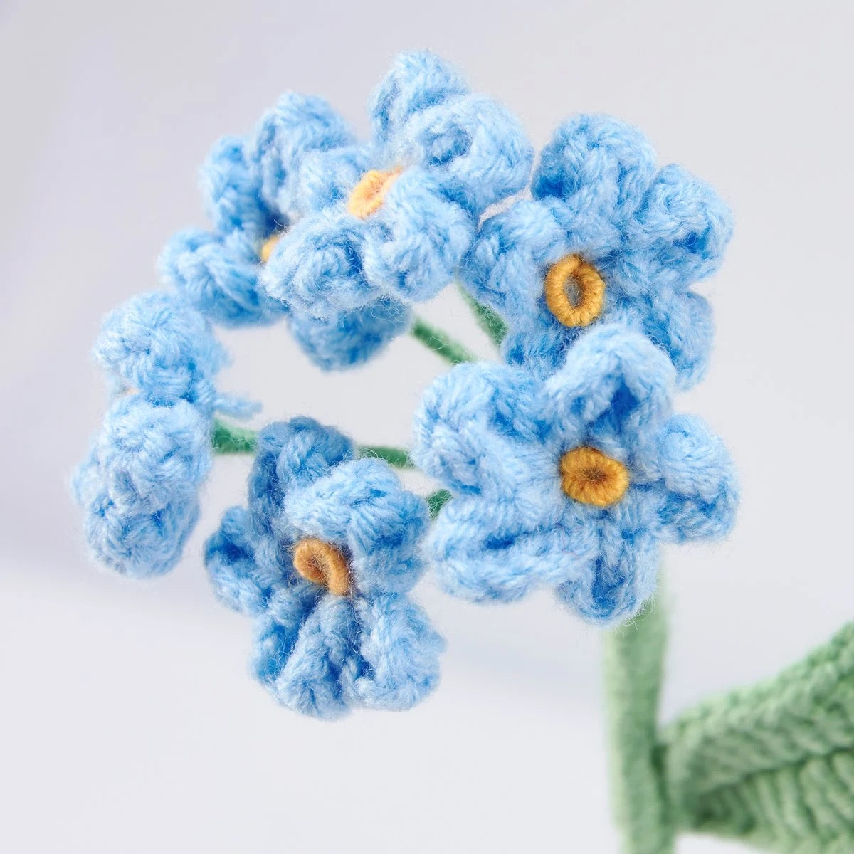 Forget Me Not Crochet Flower