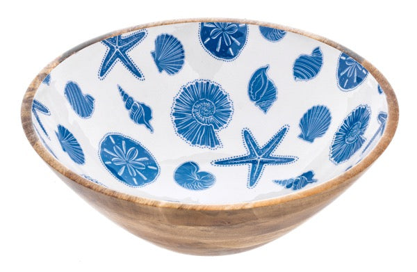 Blue Shell Serving Bowl