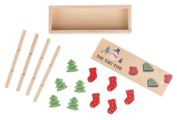 Wooden Tic Tac Toe Game