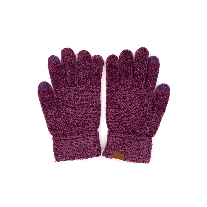 Orchid Flower C.C Eco Friendly Chenille Gloves