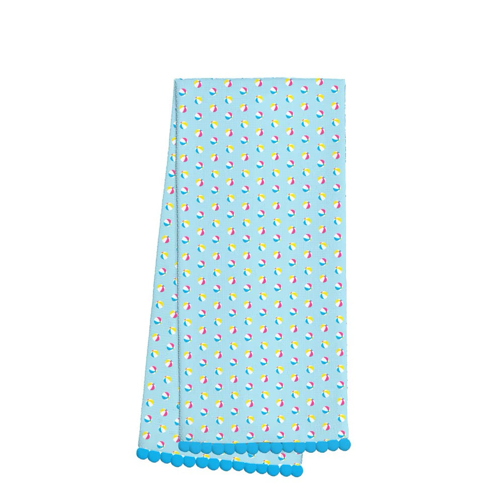 Beach Balls Tea Towel