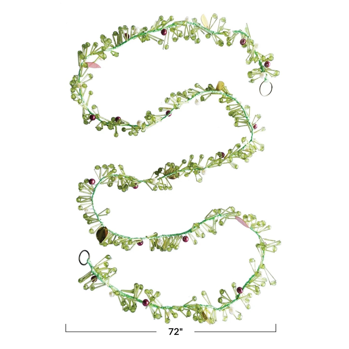 Glass & Acrylic Bead Garland, Multi Color