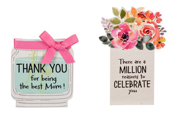Hidden Message 2 pc Gift Card Holders
