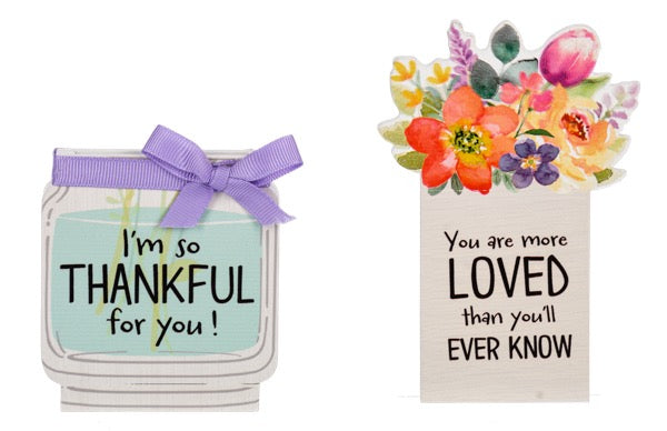 Hidden Message 2 pc Gift Card Holders