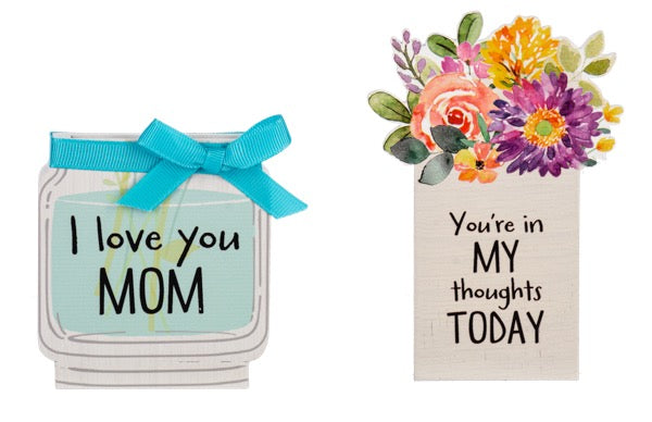 Hidden Message 2 pc Gift Card Holders