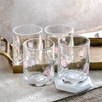 3.25"D Pink Daisy Glass