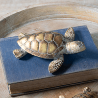 5.9" Gold Sea Turtle