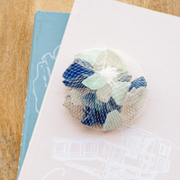 Bag Of Mixed Blue Frosted Sea Glass