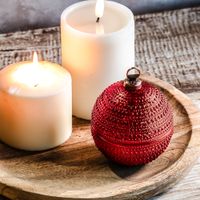 3"D Red Dots Orn Jar