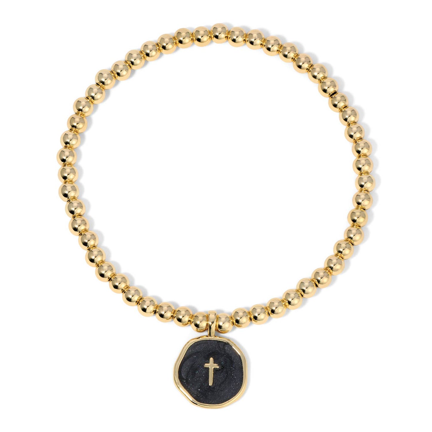Tiny Cross Bracelet (More Colors)