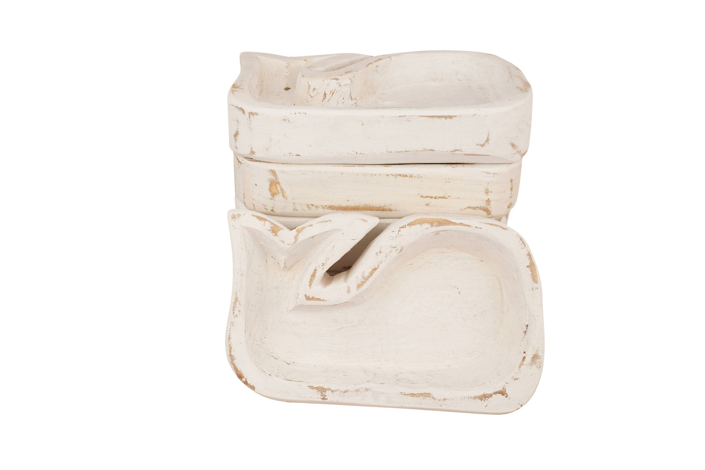 White Whale Dough Bowl Lg.