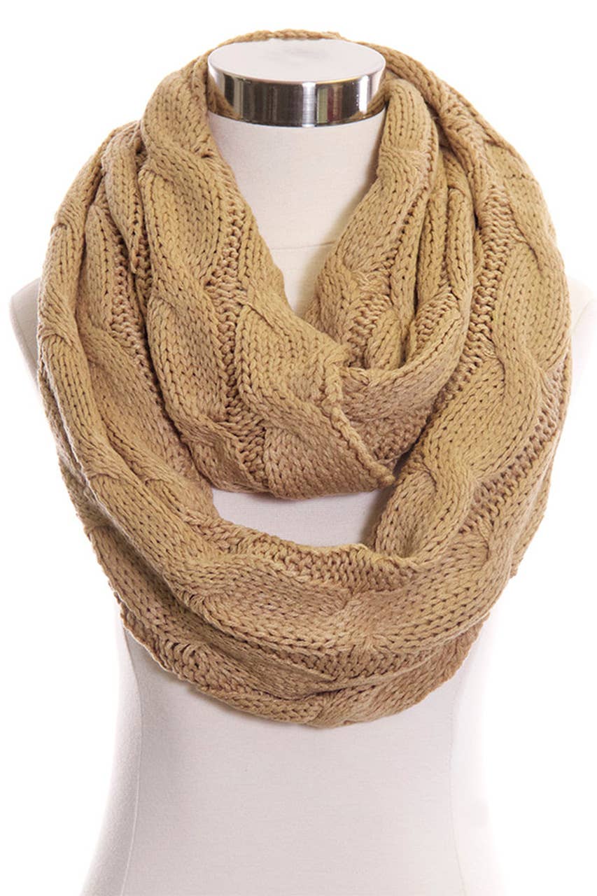 Mustard Knitted Scarf