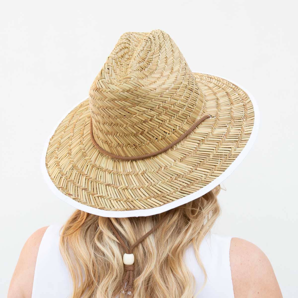 Tan/White Havana Sun Hat