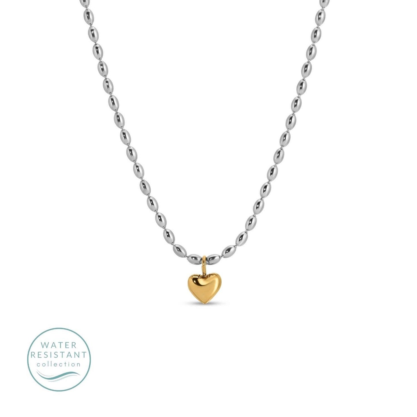 Petite Heart Water Resistant Necklace