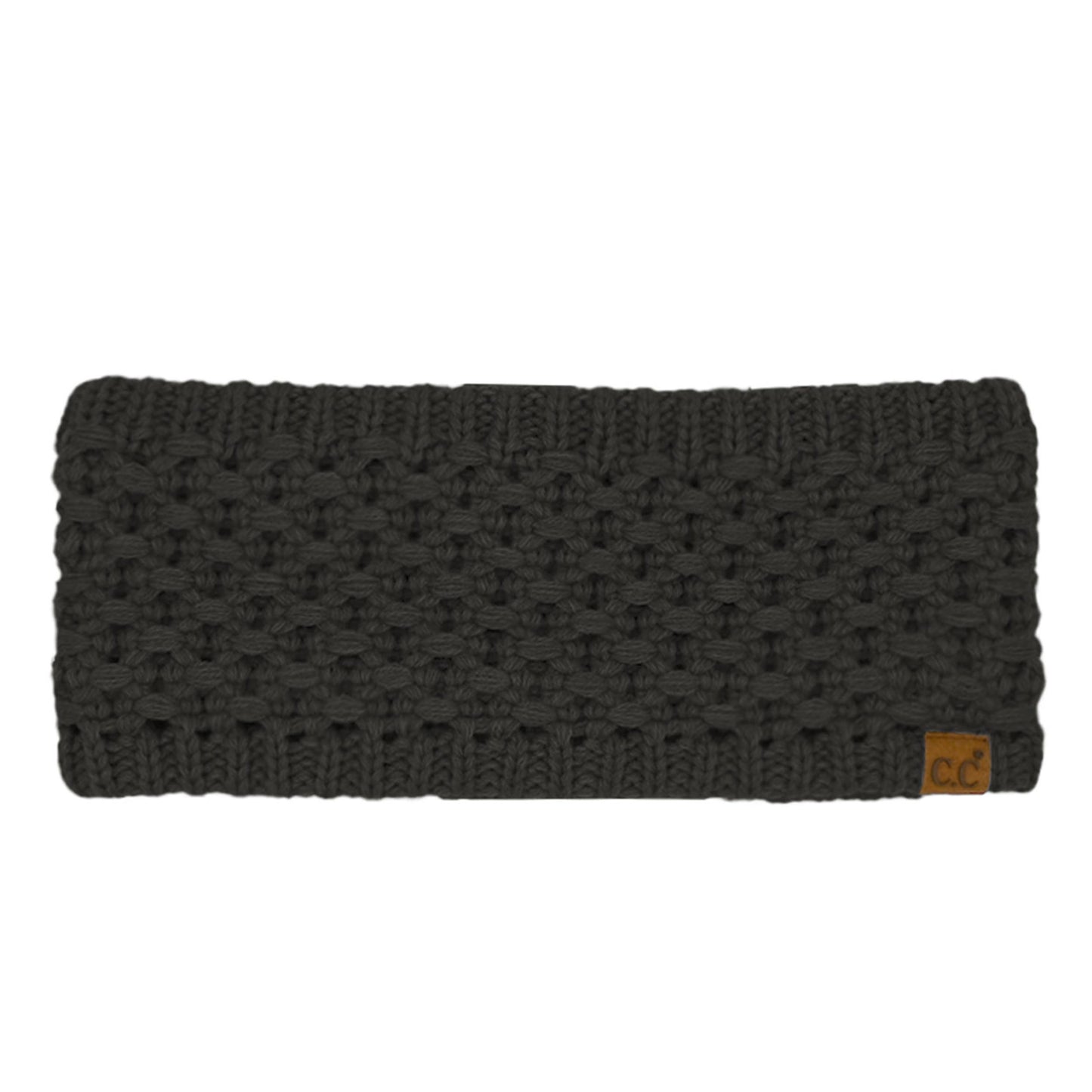 Coco Berry Cross Cell Stitch Knit Winter Headwrap