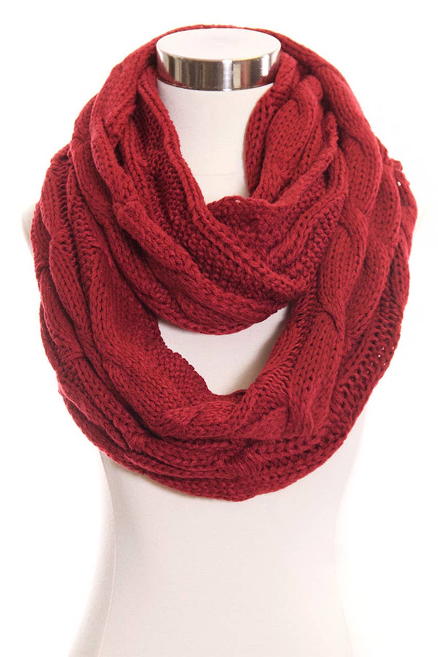 Mustard Knitted Scarf