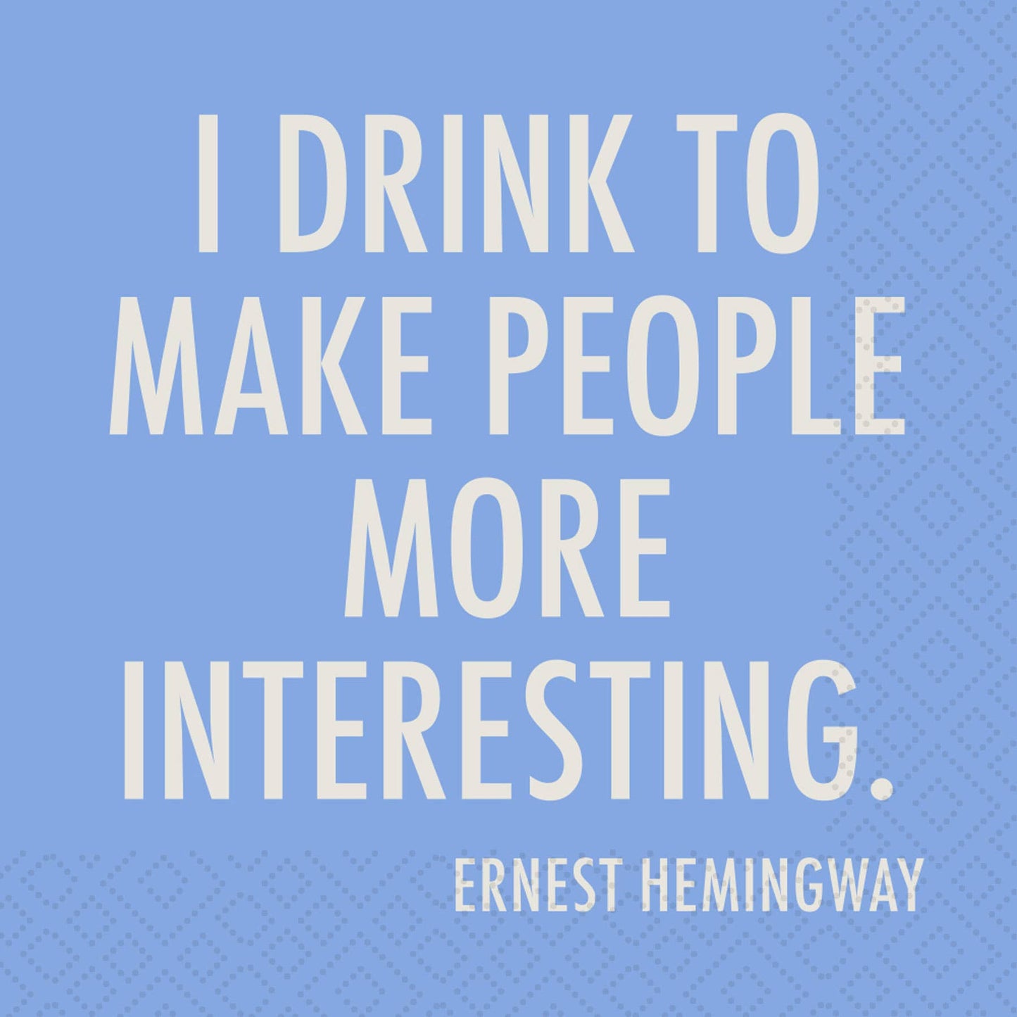 More Interesting Cocktail Napkin