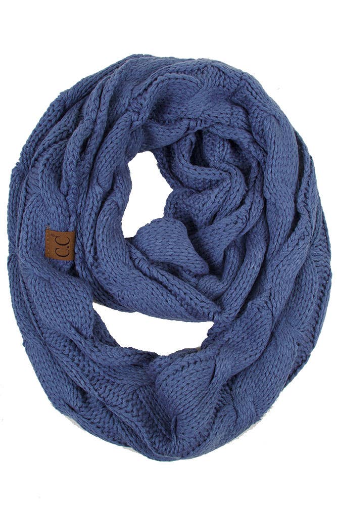 Mustard Knitted Scarf