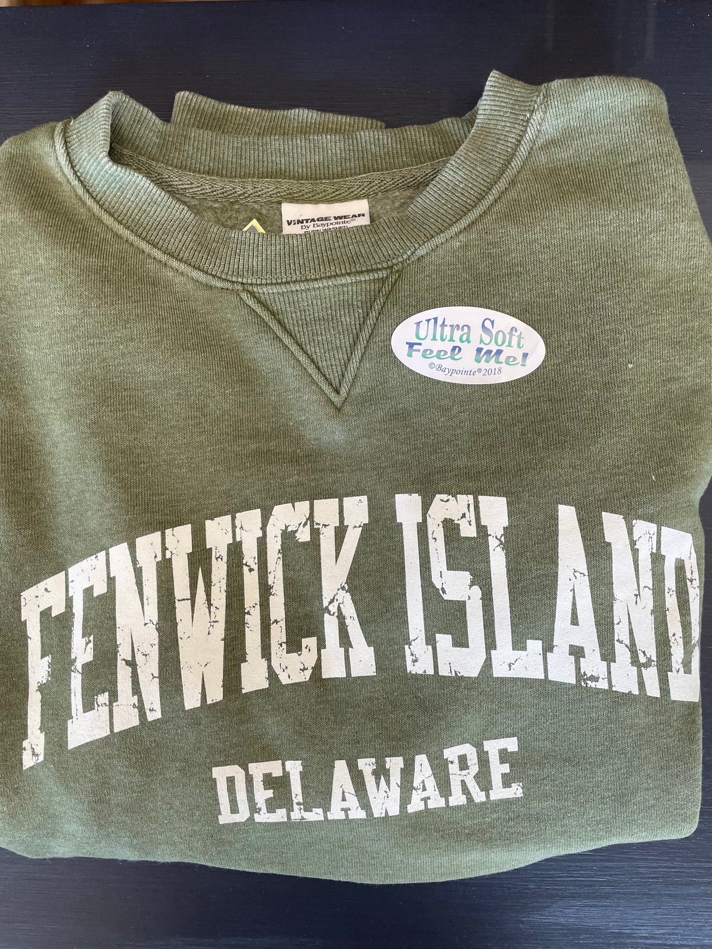 Fenwick Island Delaware Crew Neck Sweatshirt