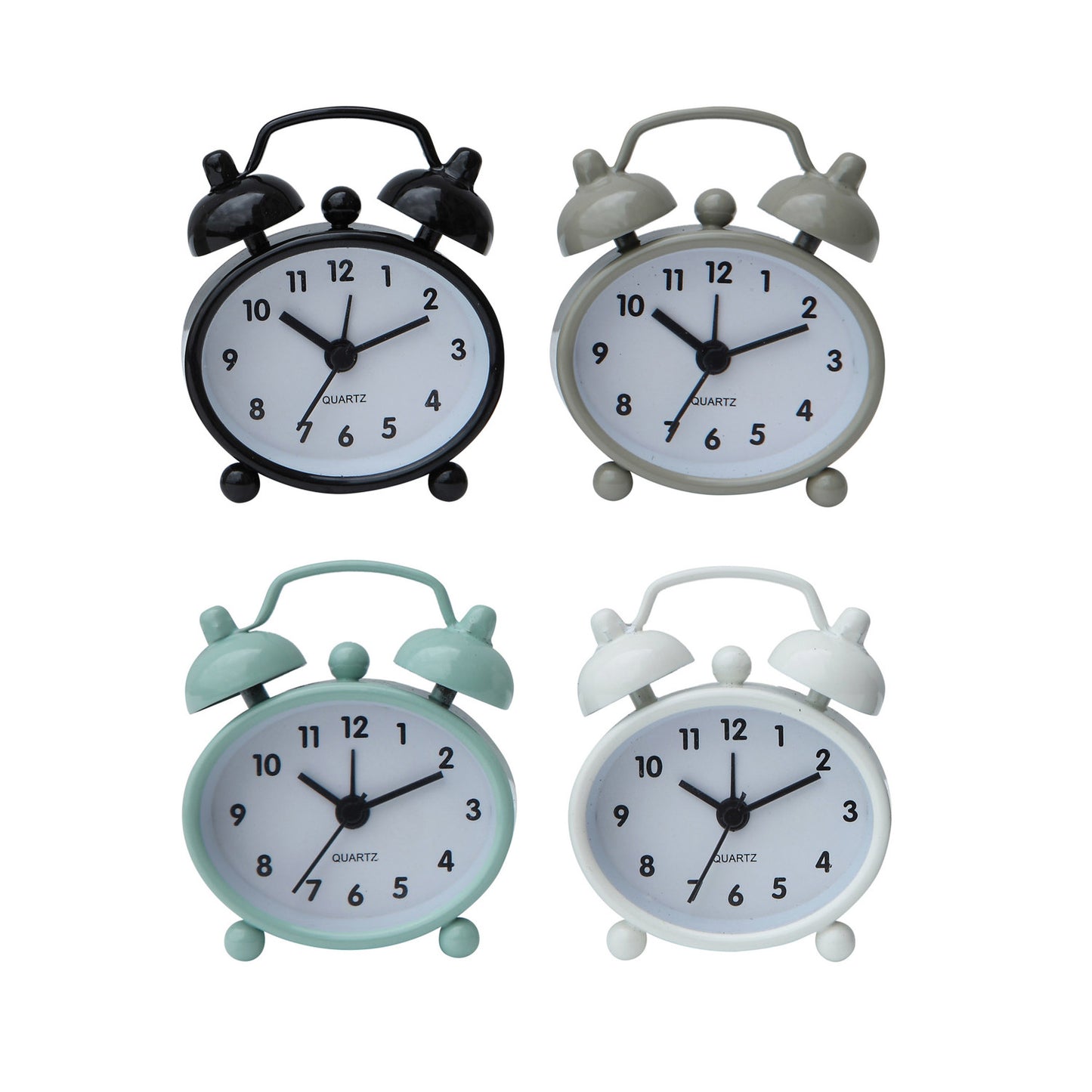 Metal Alarm Clock, 4 Colors