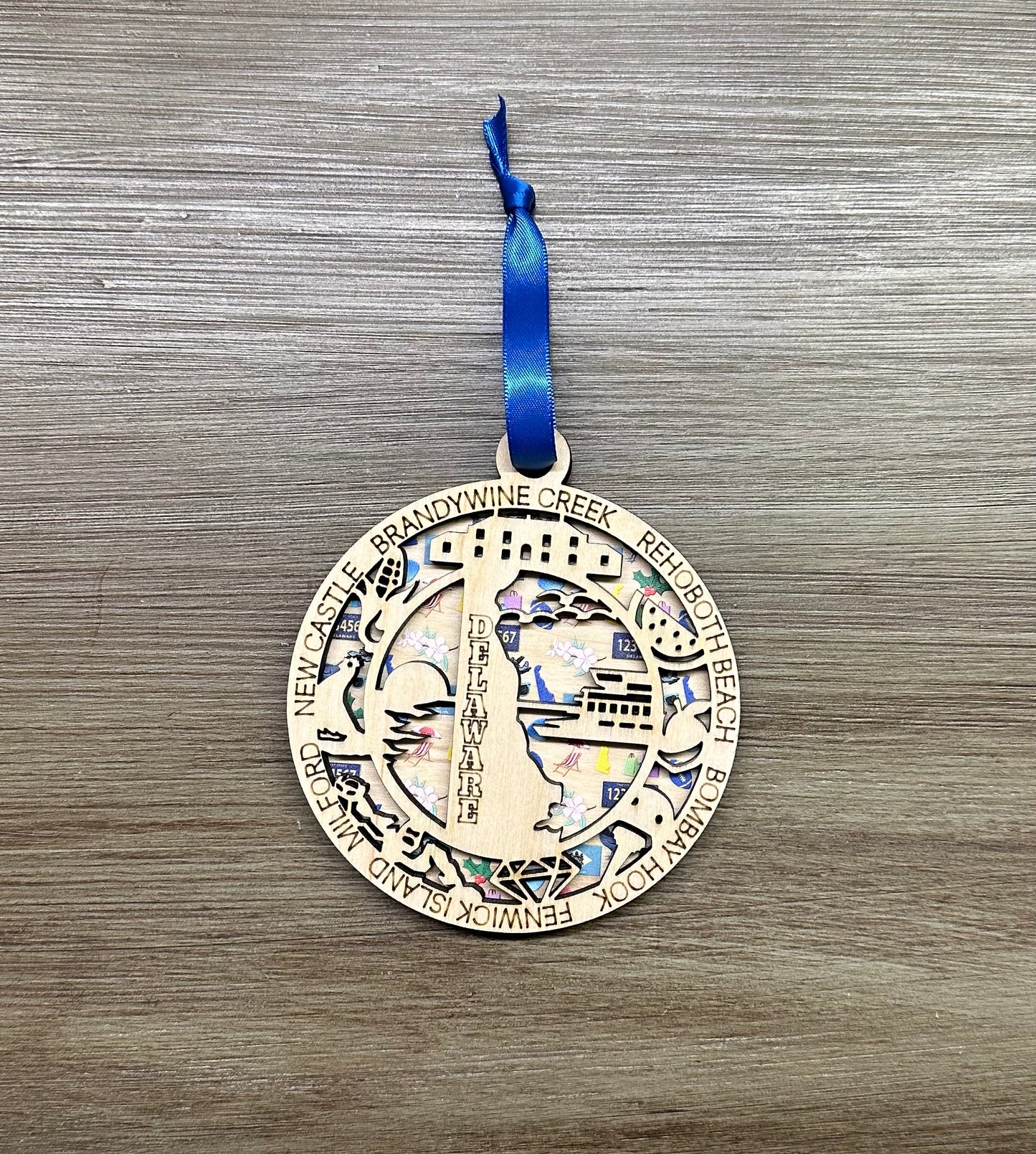 Delaware State Ornament