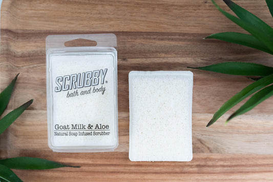 Scrubby Soap Bath & Body in Goat Milk & Aloe