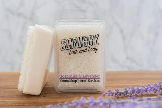 Scrubby Soap Bath & Body in Goat Milk & Lavender