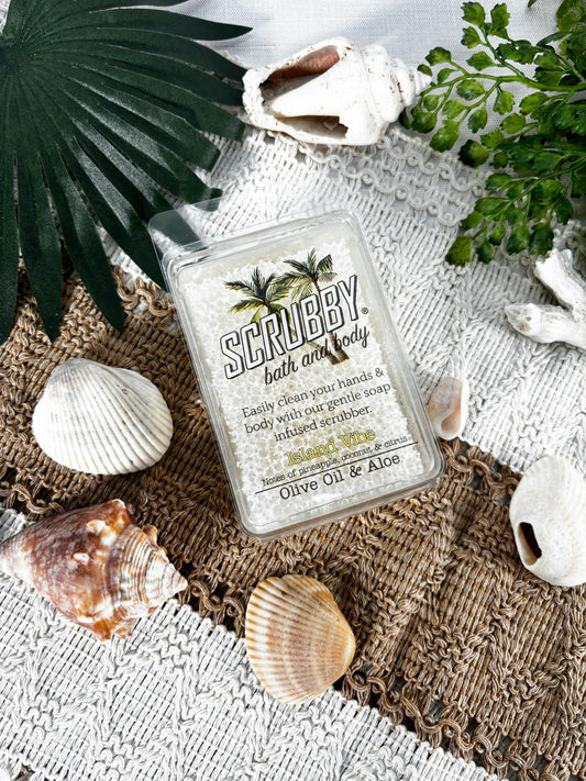 Scrubby Soap Bath & Body in Island Vibe With Olive Oil