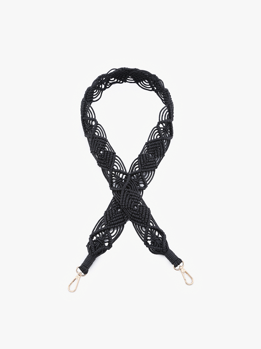 Macrame Guitar Purse Strap by Jen & Co.