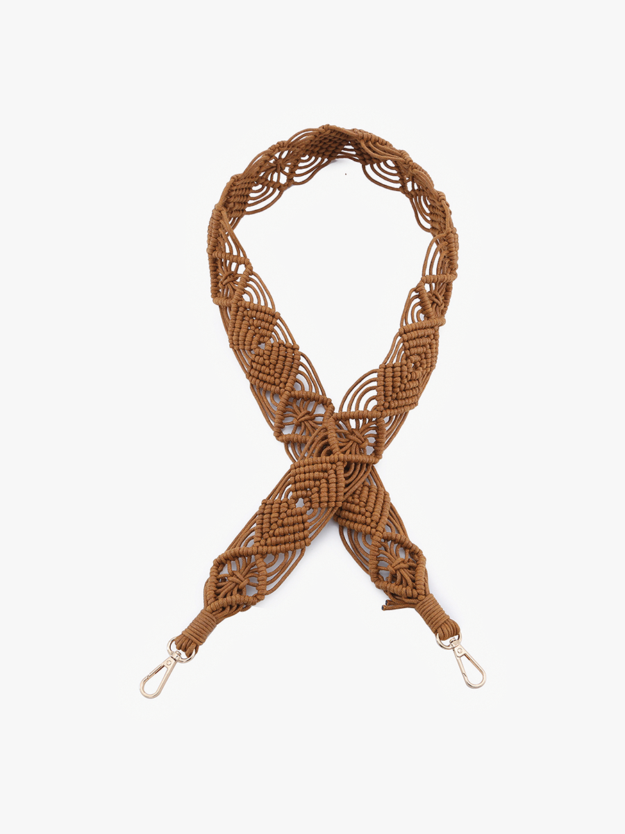 Macrame Guitar Purse Strap by Jen & Co.