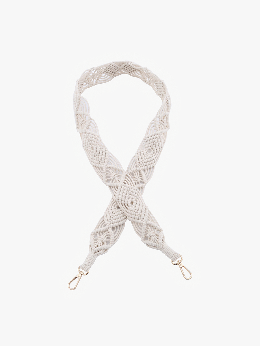 Macrame Guitar Purse Strap by Jen & Co.