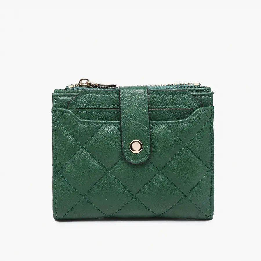 Melody Vegan Quilted Wallet by Jen & Co