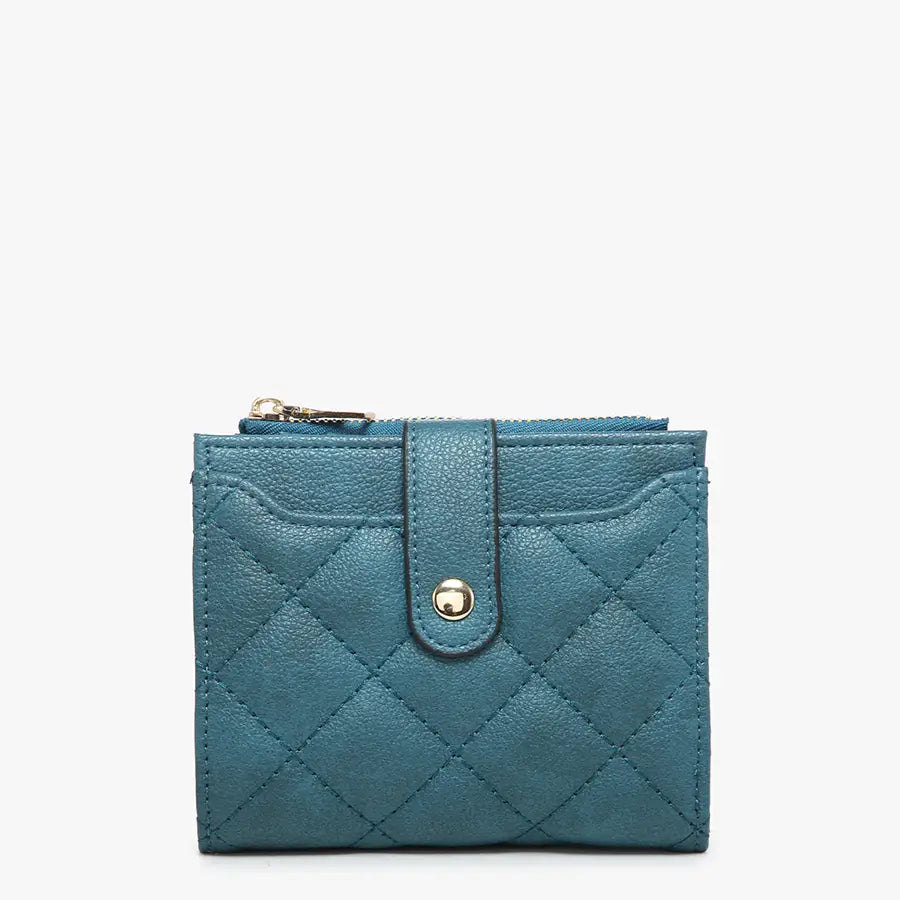 Melody Vegan Quilted Wallet by Jen & Co