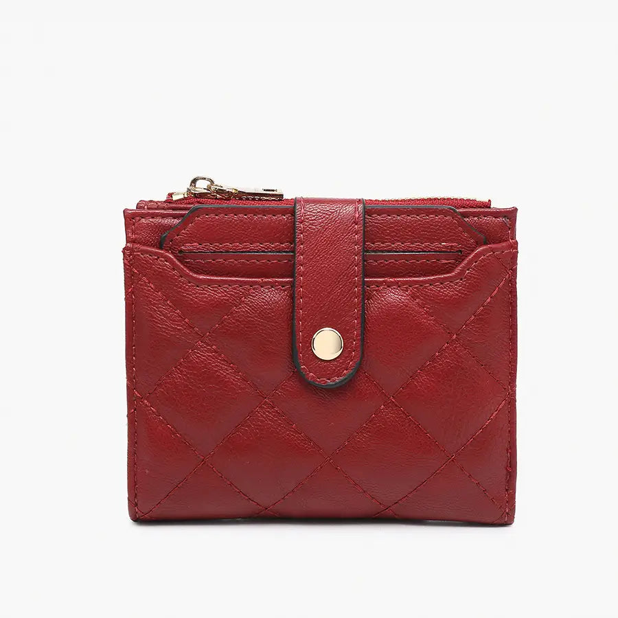 Melody Vegan Quilted Wallet by Jen & Co
