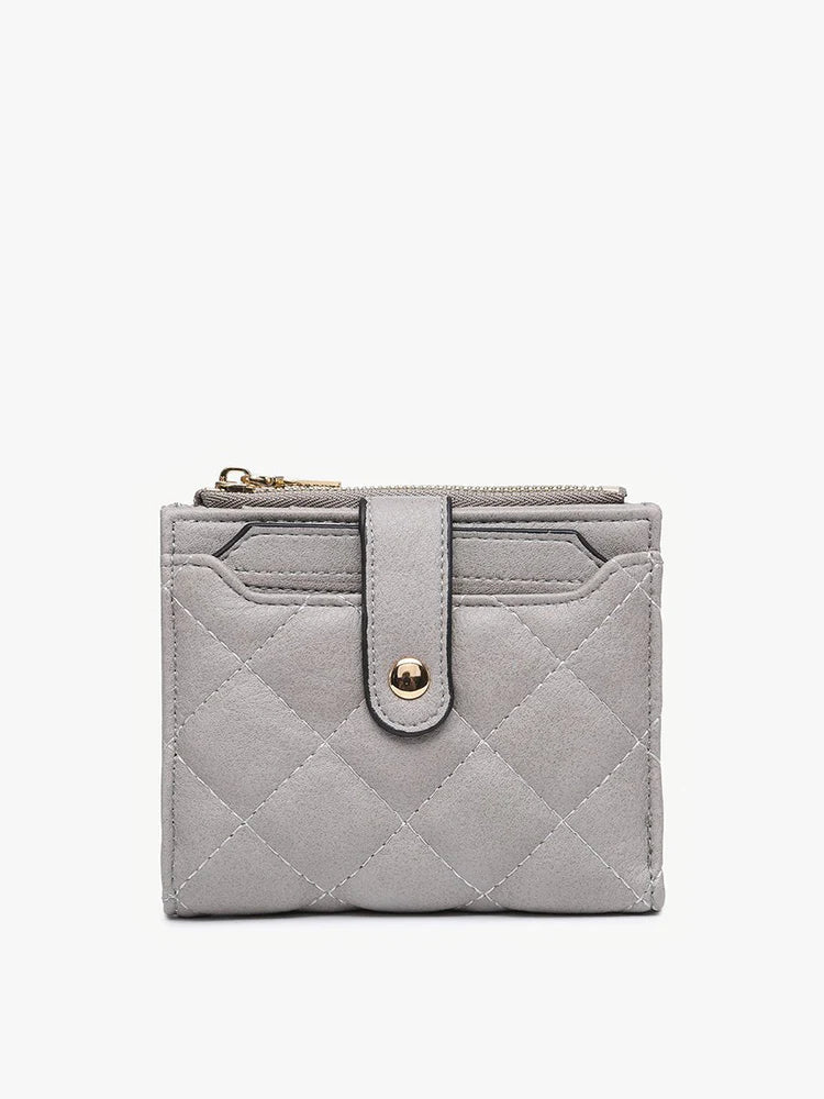 Melody Vegan Quilted Wallet by Jen & Co
