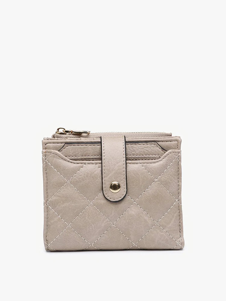 Melody Vegan Quilted Wallet by Jen & Co