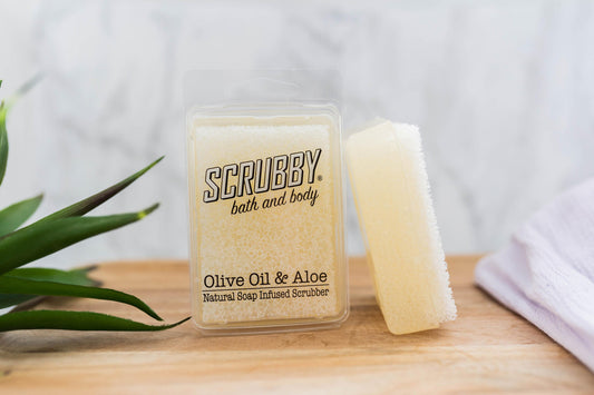 Scrubby Soap Bath & Body in Olive Oil & Aloe