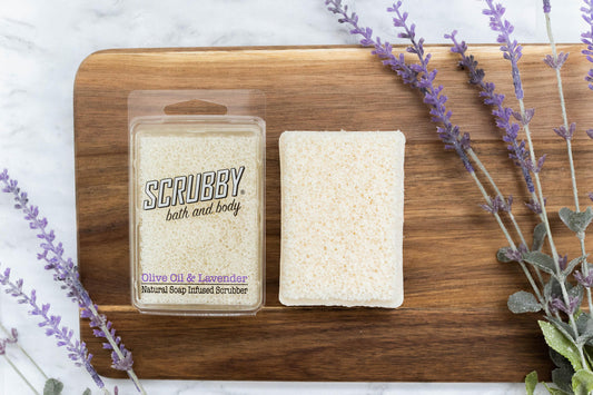 Scrubby Soap Bath & Body in Olive Oil & Lavender