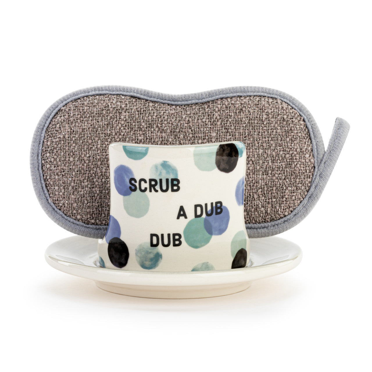 Scrub A Dub Soap Dish with Sponge
