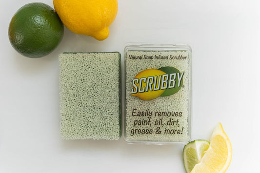Lime Scrubby Sponge