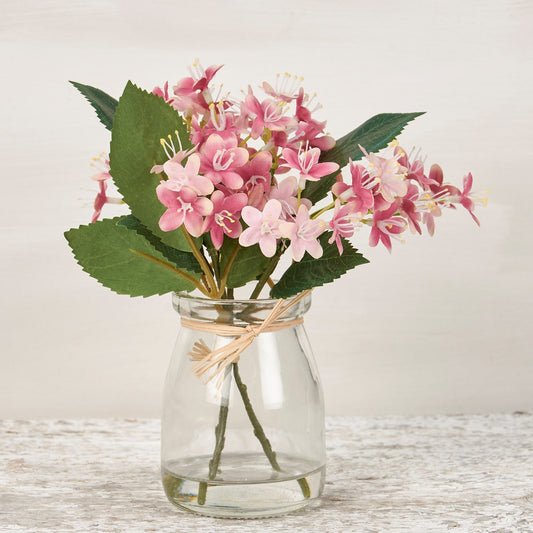 Pink Lilac Spring Bouquet Vase