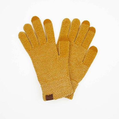 Taupe C.C Eco Friendly Chenille Gloves