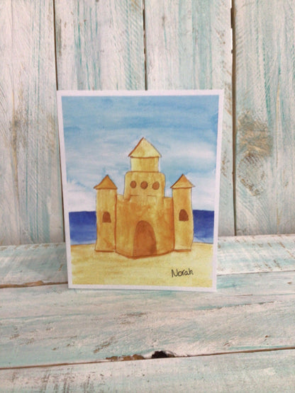 Sandcastle Card