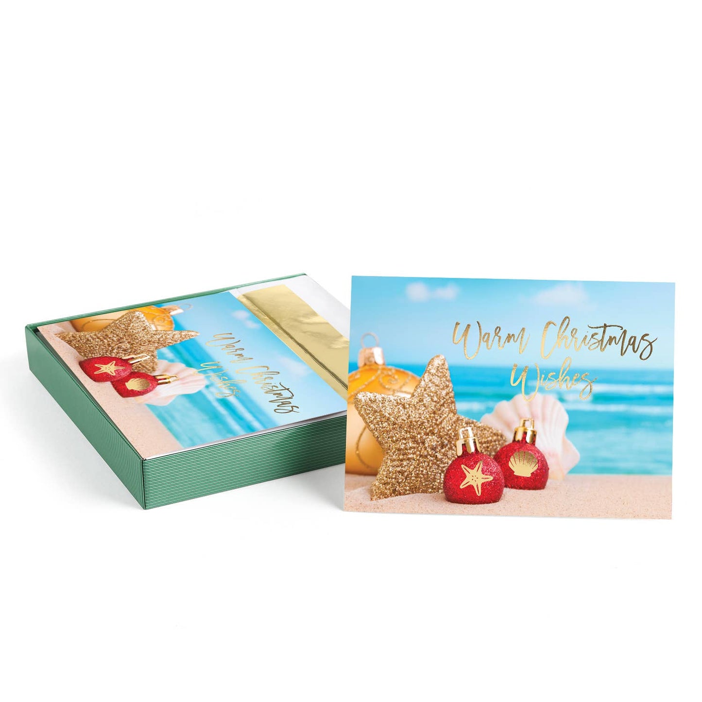 Seaside Sparkle Boxed Holiday Cards